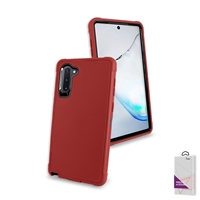 Samsung Galaxy Note 10 Slim Defender Cover Case HYB12 Red/Black