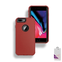 Apple iPhone 6/7/8 Plus Slim Defender Cover Case HYB12 Red/Black