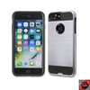 IPHONE 7 PLUS/ IPHONE 8 PLUS METAL BRUSH CASE HYB22 SILVER