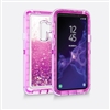 Samsung Galaxy S9 Plus Glitter OBox Hybrid Cover Case HYB26 Hot Pink