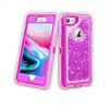 iPhone 6/7/8 Glitter OBox Hybrid Cover Case HYB26 Hot Pink