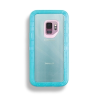 Samsung Galaxy Note 8 Hybrid 3pcs Cover Case Transparent Blue