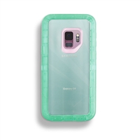 Samsung Galaxy Note 8 Hybrid 3pcs Cover Case Transparent Green