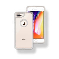 Apple iPhone 6Plus / 7Plus / 8Plus Hybrid 3pcs Cover Case Transparent Clear