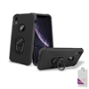 iPhone Xs Max Hybrid Ring Kickstand Case HYB32 Black/Black
