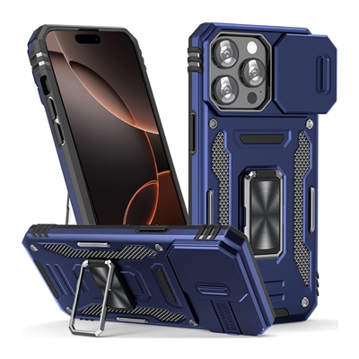 iPhone 16 Plus Camera Cover  & Ring Kickstand Case
