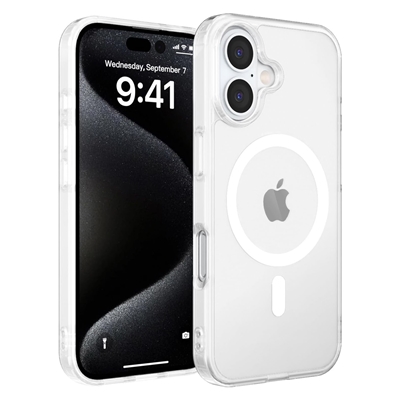 Apple iPhone 16 TPU + PC Magsafe Wireless Charging case FOR WHOLESALE
