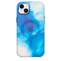 Apple iPhone 14 Colorful Watercolor Wireless Charging Case