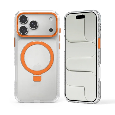 IPHONE 17 PRO PC MAGSAFE RING STAND WIRELESS CHARGING CASE