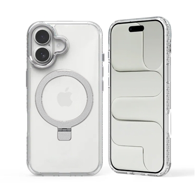 IPHONE 17 PC MAGSAFE RING STAND WIRELESS CHARGING CASE
