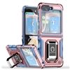 Samsung Galaxy Z Flip 5 Robotic Hybrid Case with Magnetic Ring Stand