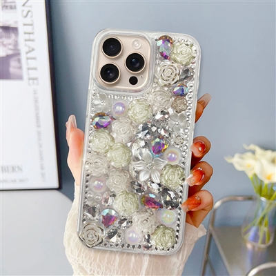 iPhone 15 Pro Max Fully Covered 3D Diamond Case