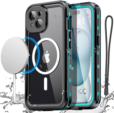 Apple iPhone 14 Plus Redpepper Waterproof Shockproof Dirt Proof Case Cover Blue