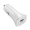 20W TYPE C CAR QUICK CHARGER ADAPTOR WHITE