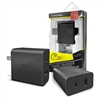 PD Charger USB-C and USB A Dual Port Wall Adapter Black