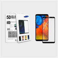 LG Stylo 5/ LG Stylo 5 Plus ThinQ Full Screen Tempered Glass Screen Protector 5D Edge Black