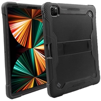 Apple iPad Pro 12.9" Slim Heavy Duty Shockproof Rugged Case With Kickstand