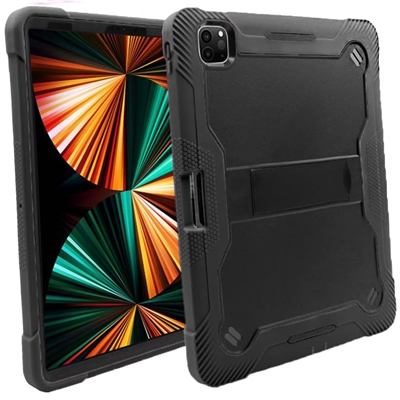 Apple iPad Pro 11" (2018/2020/2021)/Air 4(2021)/Air 5(2022) Slim Heavy Duty Shockproof Rugged Case With Kickstand