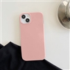 iPhone 15 Pro Liquid Silicone Gel Skin Wireless Charging Case Pink