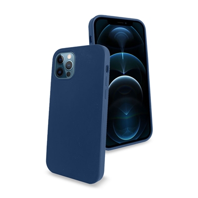 iPhone 12 mini Liquid Silicone Gel Skin Case Dard Blue