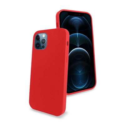 iPhone 13 Pro 6.1" Liquid Silicone Gel Skin Case Red