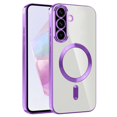 SAMSUNG GALAXY A37 WIRELESS CHARGING TPU CASE WITH CHROME EDGE & CAMERA COVER