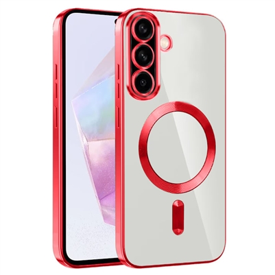 SAMSUNG GALAXY A37 WIRELESS CHARGING TPU CASE WITH CHROME EDGE & CAMERA COVER