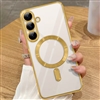 SAMSUNG GALAXY S26 WIRELESS CHARGING TPU CASE WITH CHROME EDGE & CAMERA COVER GOLD