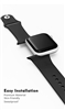 38/40/41MM SILICON IWATCH BAND BLACK
