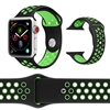 42/44/45MM SILICON SPORT IWATCH BAND BLACK / GREEN