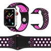 42/44/45MM SILICON SPORT IWATCH BAND BLACK / PINK