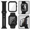 45MM SILICON IWATCH CASE + BAND BLACK
