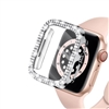 46MM IWATCH DIAMOND CASE WITH SCREEN PROTECTOR SILVER