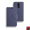 LG K30 / K10 (2018) / LMX410 Leather Wallet Case WC01 Blue
