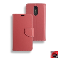 LG K30 / K10 (2018) / LMX410 Leather Wallet Case WC01 Red