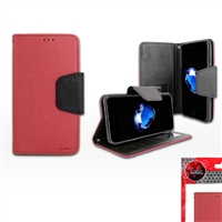 Apple iPhone 5 / 5S / 5SE WALLET CASE WC01 RED