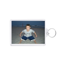 2 1/2 x 3 1/2 Inch Jumbo Acrylic Snap In Photo Key Chain (pack of 25)