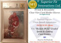 Superior Fit PREMIUM Sleeves for BGS Graded Cards
