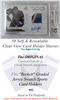 Superior Fit Sleeves for BGS Graded "Jersey" Card Slabs