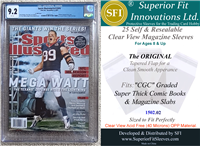 Superior Fit Sleeves for the CGC  Graded  Super Thick Comic Books and Magazine Slabs