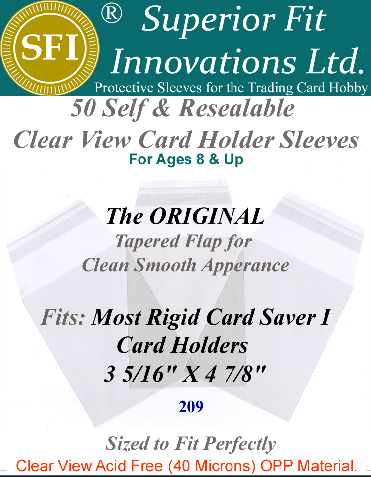 Superior Fit Sleeves for Card Saver 1 Card Holders