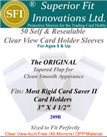 Superior Fit Sleeves for Card Saver 2 Card Holders
