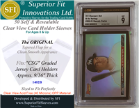 Sleeves for CSG Graded Jersey Card Slabs 9/16"