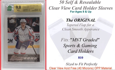 Superior Fit Sleeves for PSA Graded Card Slabs (50) *400*