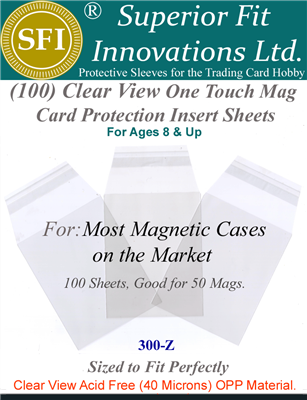 Superior Fit Mag and Slab Inner Card Protection Sheets