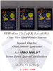Superior Fit Sleeves for PRO-MOLD Screw Down Card Holders
