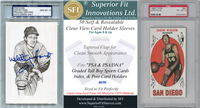 Superior Fit Sleeves for PSA/DNA Large Graded Tall Boy Card Slabs (50)