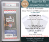 Superior Fit Sleeves for PSA Graded Sports n Concert Ticket Stubs Slabs (50)