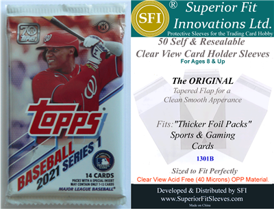 Superior Fit Sleeves for Thicker Foil Card Packs