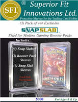 Snap Slab for Modern Gaming Booster Packs 3 Pack